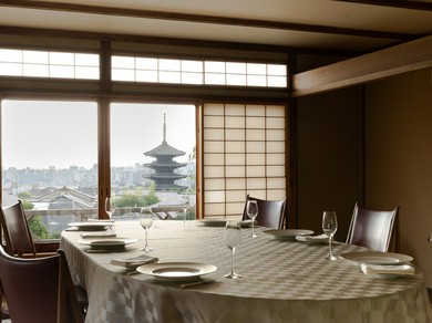 贅沢な眺望が魅力の個室