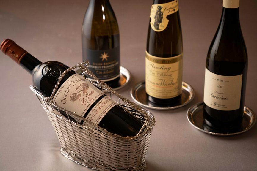 あらゆるニーズに応える約600本のワインストック