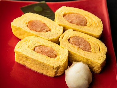 九州産の食材が生む、優しくも後引く辛さ『明太子の玉子焼き』