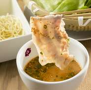 鹿児島　黒豚ばら肉しゃぶしゃぶ鍋