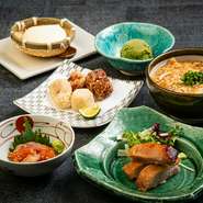 前日までのご予約限定。赤坂本店のベーシックコースに新宿のエッセンスを加えて。