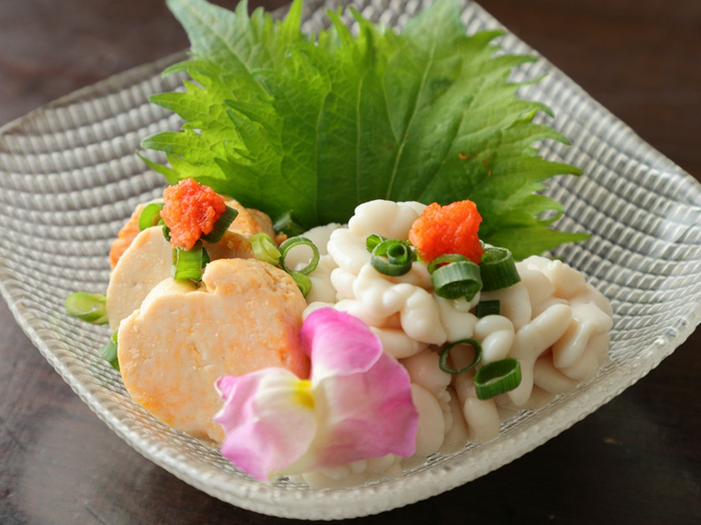 あん肝と真鱈の白子