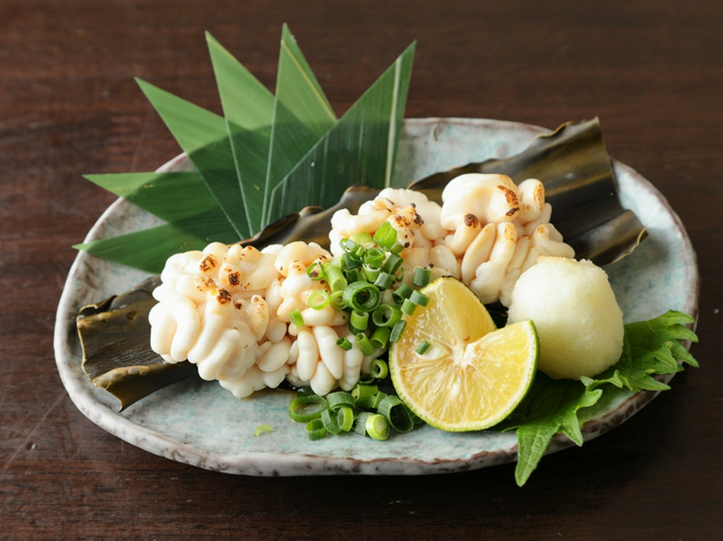 真鱈　白子　焼き