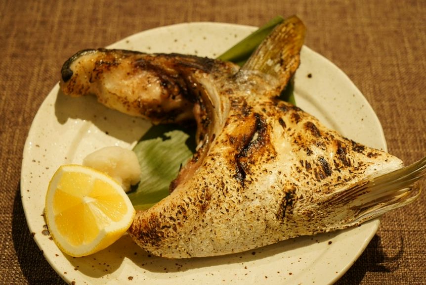 カマ塩焼き