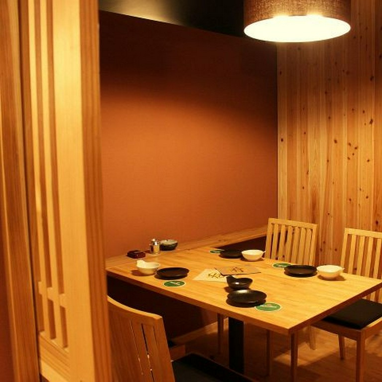 4室限定！プライベート感あふれる個室を完備