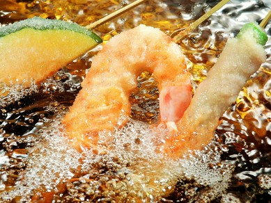 何本でもいけちゃう！こだわりの『串揚げ』