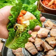カリッとジューシー『サムギョプサル』