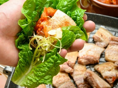 カリッとジューシー『サムギョプサル』