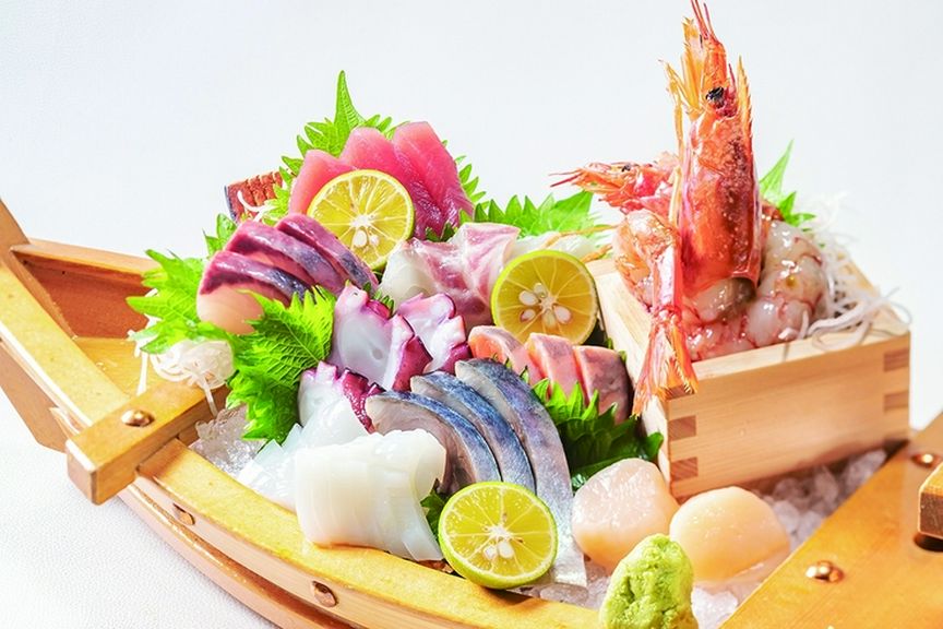 鮮度抜群の魚介を使用
