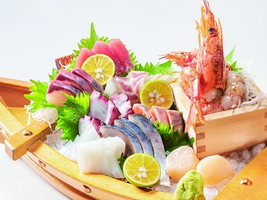 鮮度抜群の魚介を使用