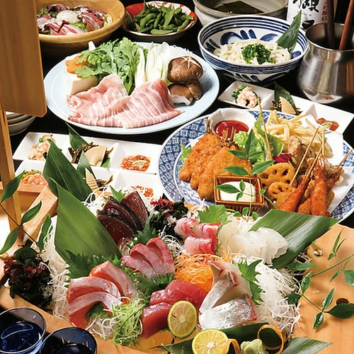 漁師、農家から直接買い付ける厳選食材で旨い料理をご提供。