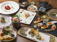 創作天ぷらをはじめ、多彩な美味の宝庫『シェフおすすめコース』