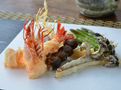 新しくて楽しい『創作天ぷら』を満喫