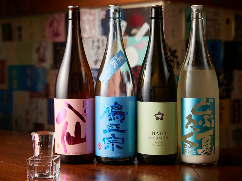 青森の名酒『八仙』をはじめ、オススメの地酒を用意