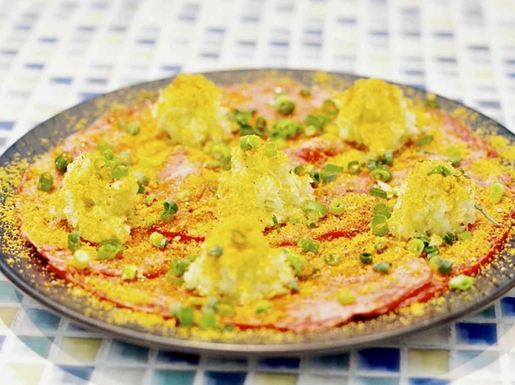 斬新な焼肉を堪能。牛タン×からすみ×ネギの人気メニュー『ボッタルガネギタン（数量限定）』