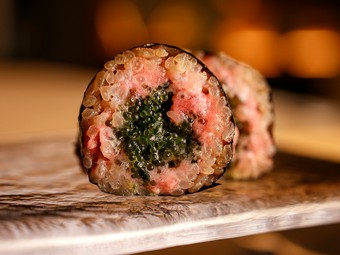 豊かな海の恵みが生む感動の一口『ネギトロと海ブドウ』