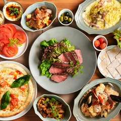 【イタリアン食べ放題コース】豊富な料理にワクワクが止まらない