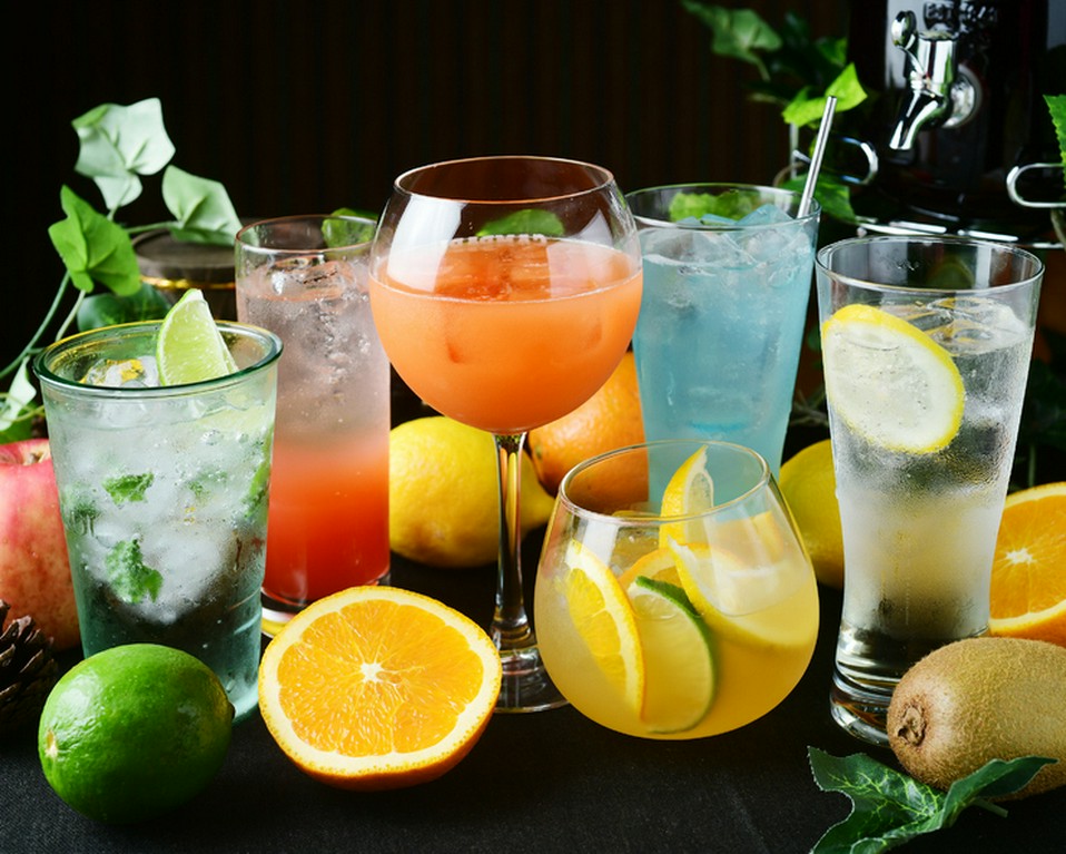 スパークリングワインも飲み放題◎単品飲み放題プランあり