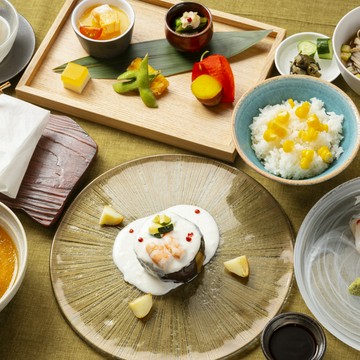 【おまかせ懐石ディナー「白山」】四季折々の福井の味覚を堪能 全9品～福井の秋の味覚をお気軽に～