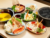 かにしゃぶを堪能する『黒船コース』