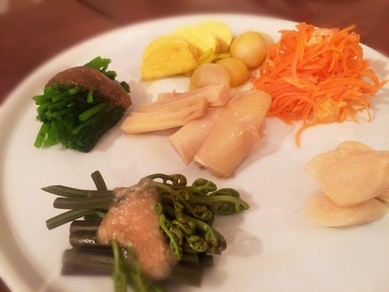 シェフのおすすめ料理