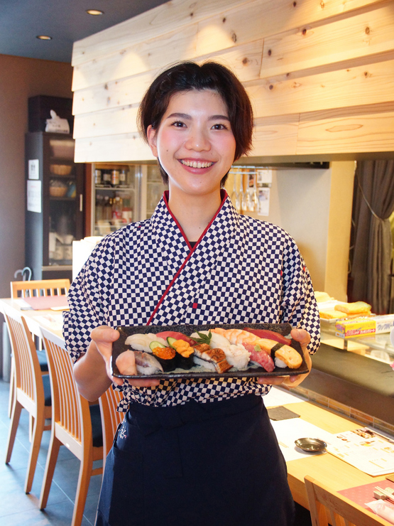 すしとつまみ 梅もと 和歌山駅周辺 和食 料理人 石橋 綾香 氏 ヒトサラ
