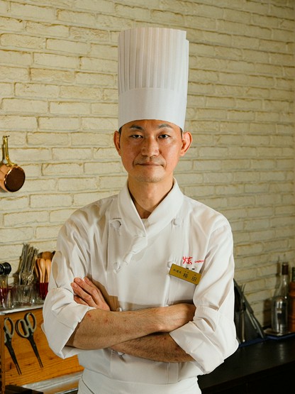 鉄板焼 炫 なんば 鉄板焼き の料理人 稲田 孔 氏 ヒトサラ