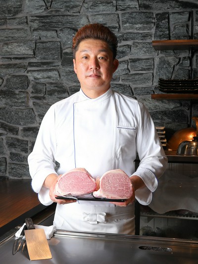 鉄板焼 牛鳴 横浜駅/焼肉 料理人 西田 卓史 氏 | ヒトサラ