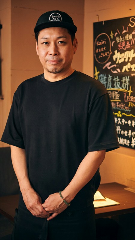 波間　進午 氏