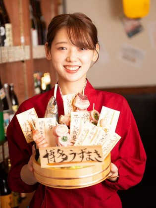 炭火野菜巻き串と炉端焼き博多うずまき博多駅前店 博多駅周辺 居酒屋 の店長 太田 絵理 氏 ヒトサラ