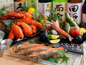 雲丹と海老の専門店　魚漁魚　西中洲